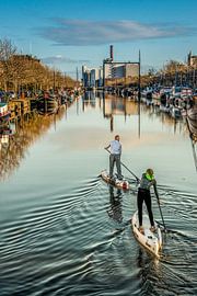 Sup'pen in Leeuwarder gracht von Harrie Muis