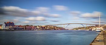 Juliana bridge in Willemstad, Curacao