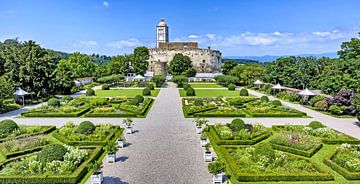 Garden of Schallaburg Castle by Leopold Brix