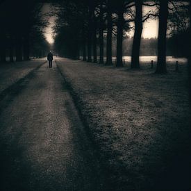 Man on the road by Frank Wijn