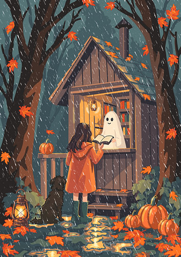 De kleine spookbibliotheek