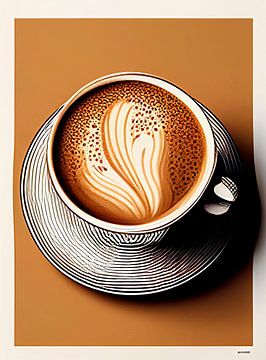 Tasse de café en photo sur Harvey Hicks