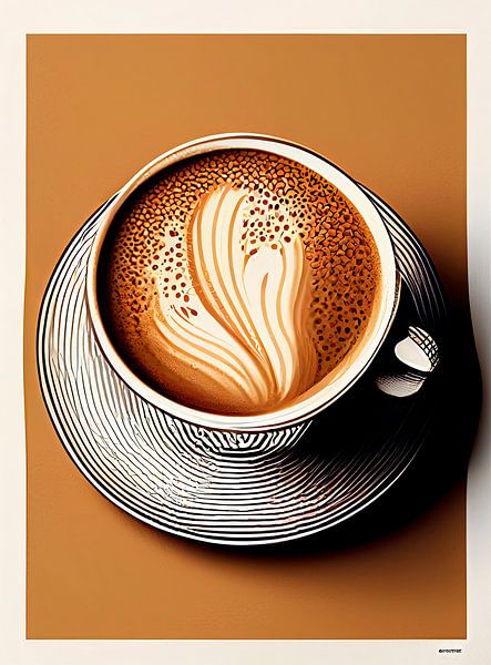 Cup of coffee in photo by Harvey Hicks