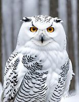 Snowy Owl in the Winter