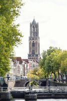The Dom Tower of Utrecht without scaffolding in October 2016 with the Weather Lock