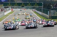 La course FIA WEC commence à Spa Francorchamps avec Porsche en pole position par Sjoerd van der Wal Photographie Aperçu