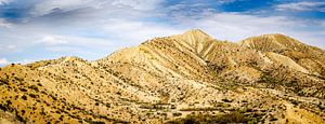 Panorama Landschaft Einsamkeit Tabernas Wüste in Almeria Andalusien Spanien