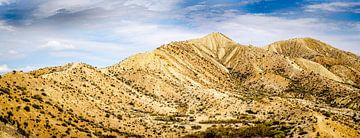 panorama landscape solitude tabernas desert in almeria andalucia spain by Dieter Walther