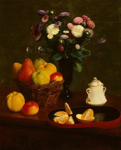 Bloemen en Fruit, Henri Fantin-Latour, Henri Fantin-Latour