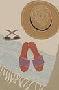 Op het strand - Accessoires van Kunga by The Artcircle thumbnail
