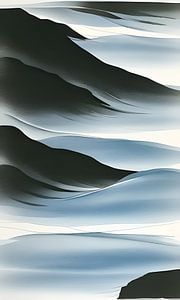 Water ripples over rocks II