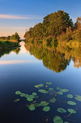 Summer evening in Midwolde, Groningen, Netherlands