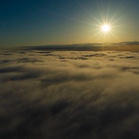 Sun above the clouds I by Onno van Kuik