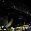 Singapour Reflectie bij Nacht van Xenia Blair