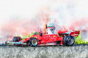 Niki Lauda, Ferrari No.12 von Theodor Decker