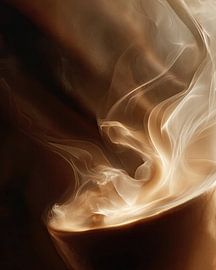 Kaffee oder Cappuccino – abstrakt von Egon Zitter