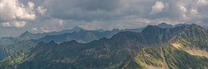 Panorama de la montagne Schladminger Tauern sur Coen Weesjes