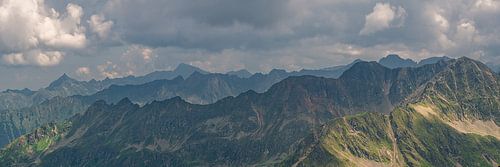 Mountain panorama Schladminger Tauern by Coen Weesjes