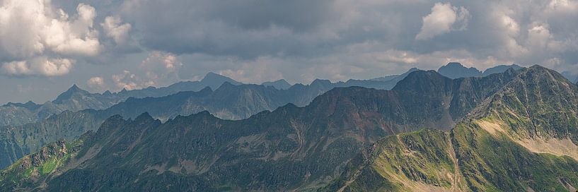 Mountain panorama Schladminger Tauern by Coen Weesjes