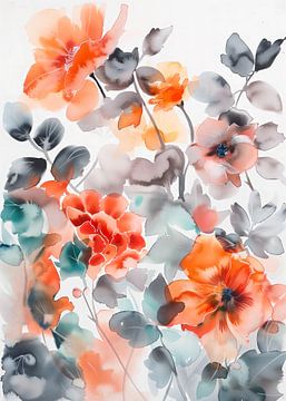 Aquarelle florale n° 3 sur Andreas Magnusson