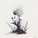 Pflanzen in dunklen Farben von Gelissen Artworks Miniaturansicht