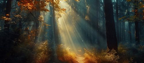 Forest magic in the light