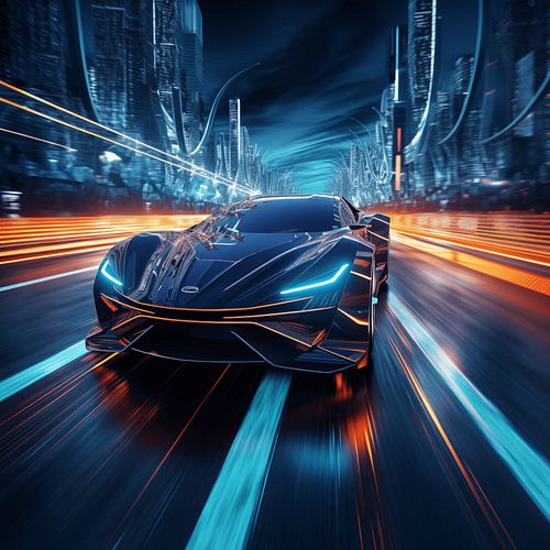 Supercar von AI art Universe