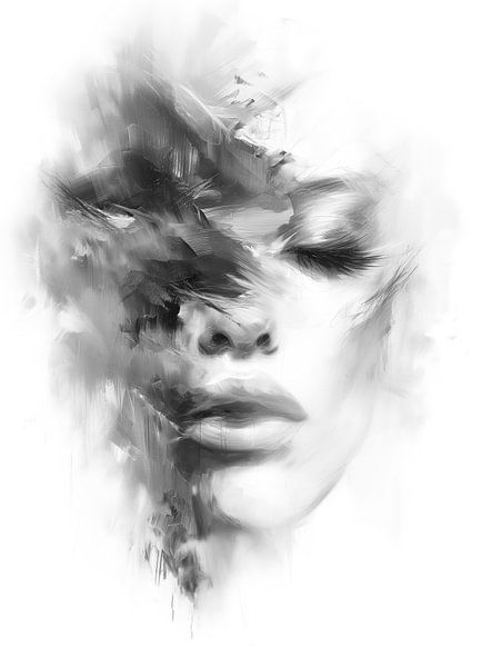 Teintes murmurantes #3 Monochrome par Mister Artwork