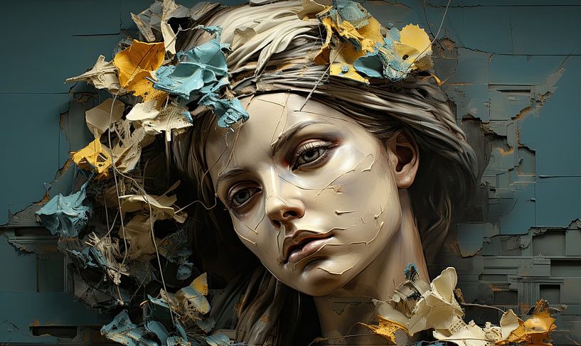 Vrouwen portret van Bert Nijholt