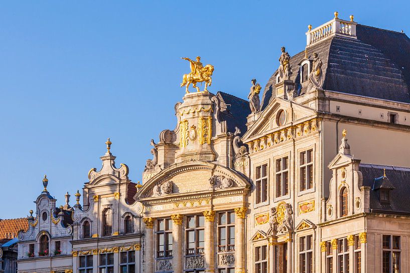 Gildehäuser am Grand-Place in Brüssel von Werner Dieterich