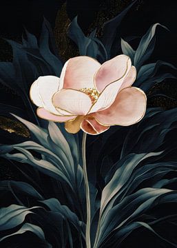 Blume im Dunkeln von Andreas Magnusson