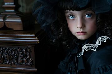 kind portret Gothic van Egon Zitter