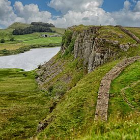 Crag Lough near Hadrian’s Wall by Patricia Hofmeester