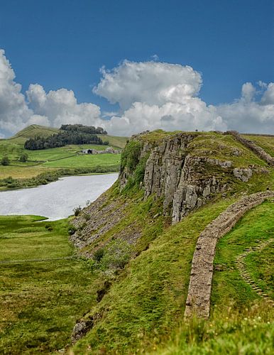 Crag Lough près du mur d'Hadrien
