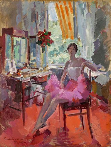 Konstantin Aleksejevitsj Korovin - Portret van de ballerina Vera Trefilova (1924)