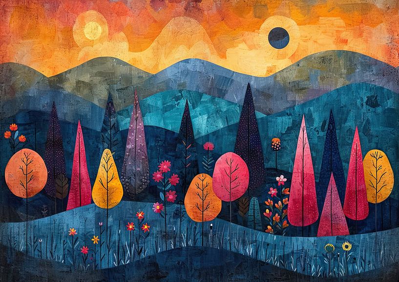 Pics fantaisistes au clair de lune par Caprices d'Art