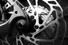 Rennrad in schwarz-weißem Detail von Torrentius