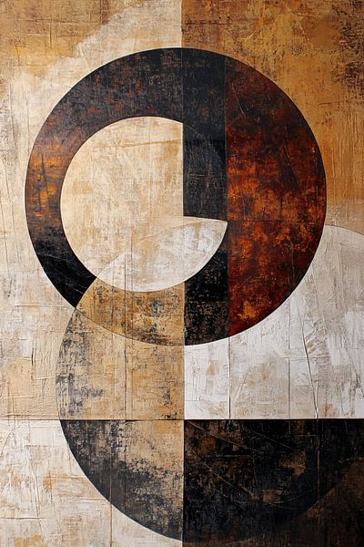 Abstract circles and lines design by Art & Soul Creations