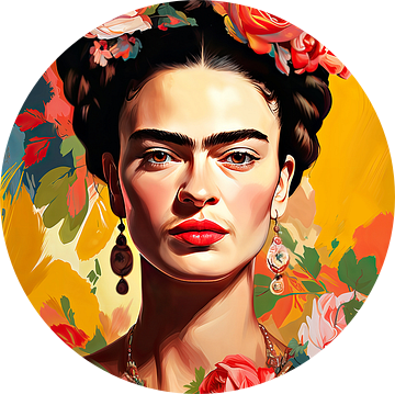 Frida Poster - Frida Kunstdruk van Niklas Maximilian