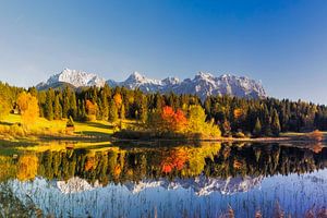 Indian summer im Karwendel am Tennensee