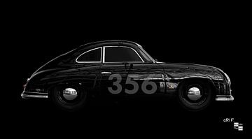 Porsche 356 origineel model met knikschijf van aRi F. Huber