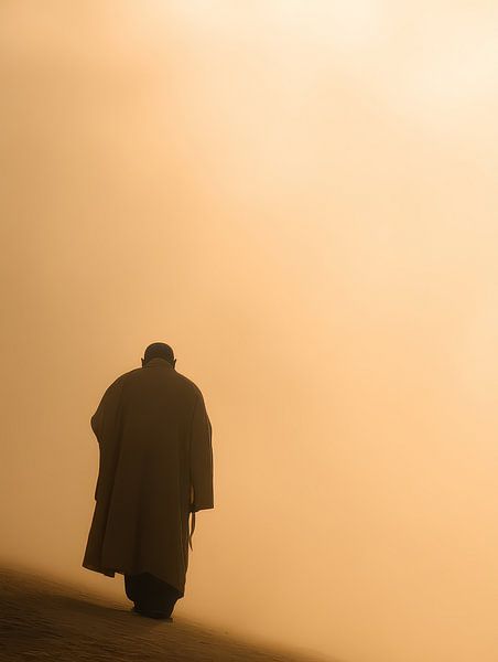 homme dans la solitude par Egon Zitter