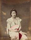 Porträt, Frau, Vintage, Japan, 1800er von Atelier Liesjes Miniaturansicht