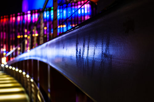 Detail van Zwolle bij nacht