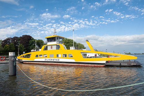 Zilverstad, veerdienst over de Lek naar Groot Ammers.