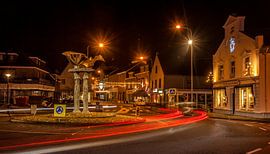 Avondfoto van Simpelveld in kerstsfeer