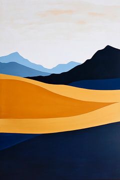 Desert landscape in soft colours by Poster Art Shop