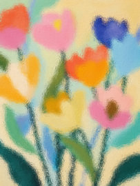 Blurred Flower Art