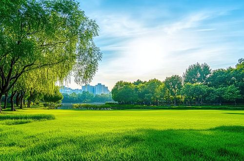 Sunny Green Park von Fadila Fitra Kusuma Jaya