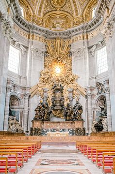 Sint-Pietersbasiliek in Vaticaanstad, Rome van Laura de Roeck